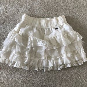 Abercrombie & Fitch Lacey White Skirt